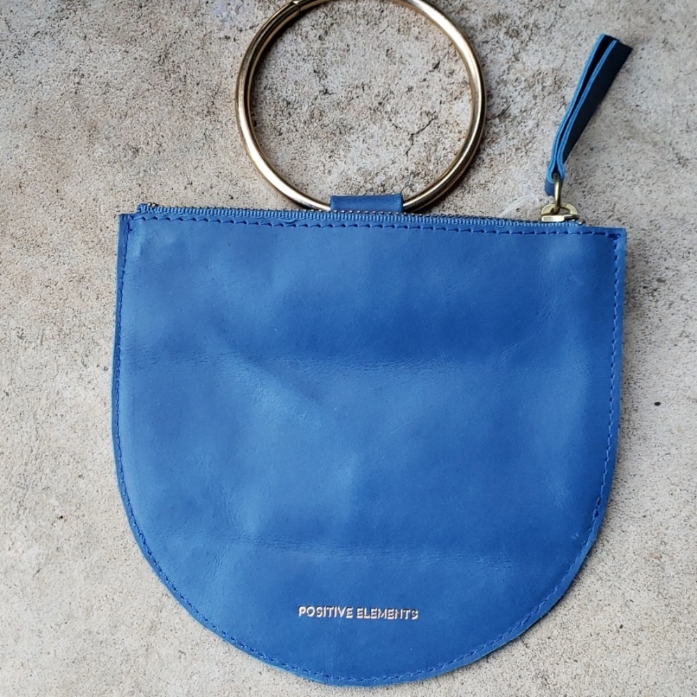 New leather wristlet Golden bracelet wristlet